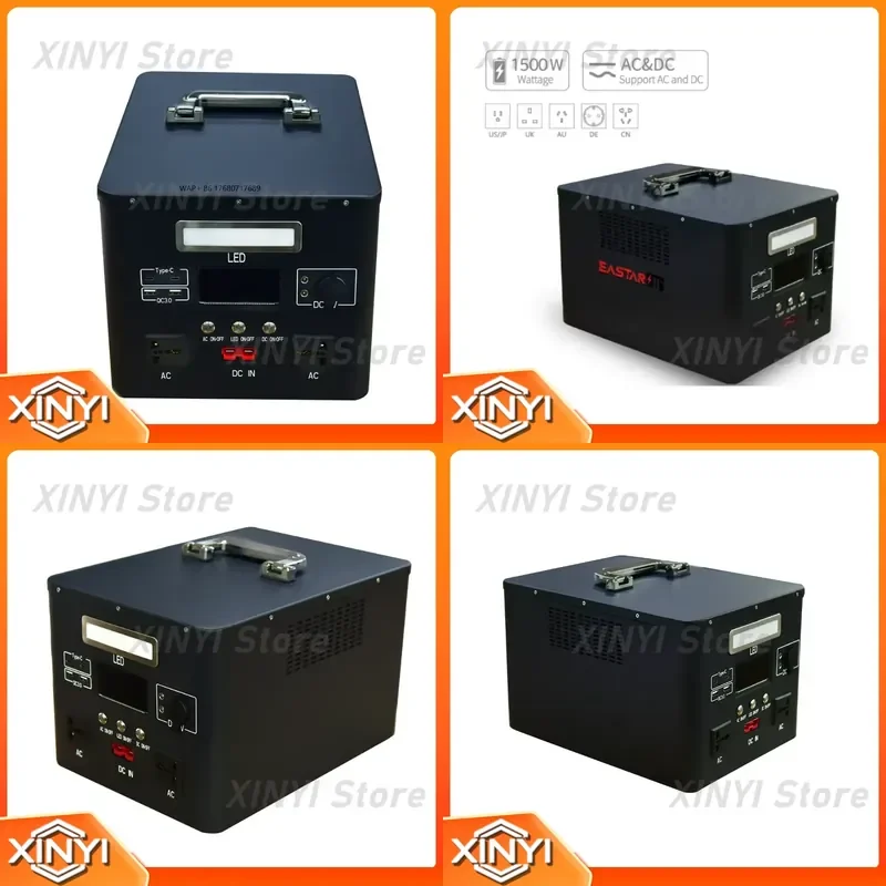 All-in-one Solar Generator 1500W for Residential Camping Energy Storage System Solar Powered Generadores Solares
