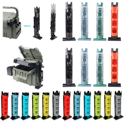 Portable Fishing Box Rod Stand Fishing Box Barrel Holder Fishing Box Pole Accessories Suit For Opass Meiho Versus Daiwa