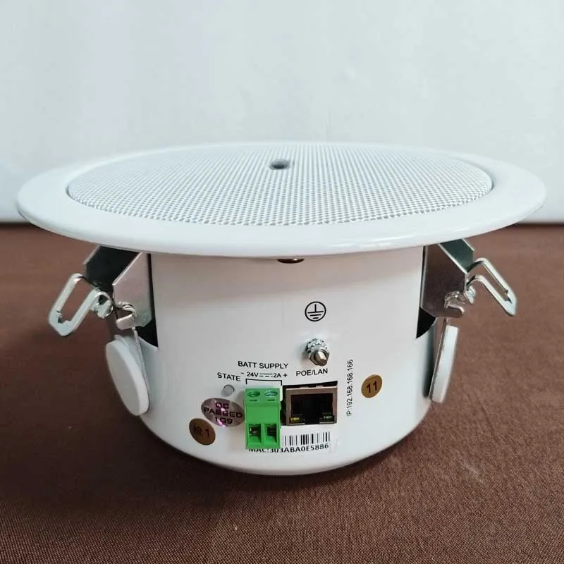 China Factory T-7700 Series Latest Hot Selling T-S708  IP  Network PA System POE Ceiling Speaker