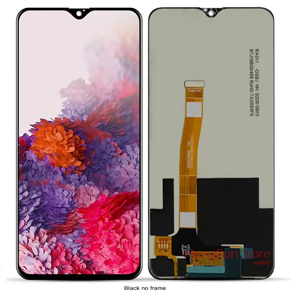 

For OPPO Realme 5 Pro RMX1971 LCD Display Screen Touch Screen Panel Digitizer For Realme Q Display Frame