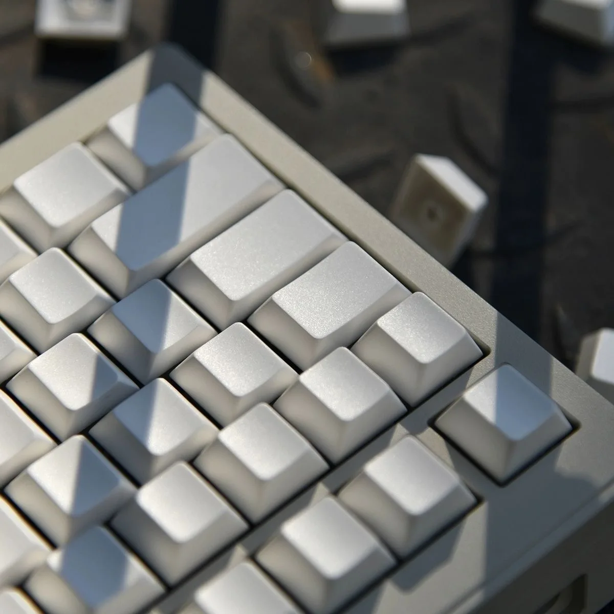 Imagem -01 - Pbt Keycaps para Teclado Mecânico Keycaps em Branco Xda Chocolate Faça Você Mesmo 61 64 68 71 78 87 100 104 108 Ansi Grosso para Switches Branco pbt keycaps para teclado mecanico keycaps em branco xda chocolate faca voce mesmo 61 64 68 71 78 87 100 104 108 ansi grosso para switches branco 01