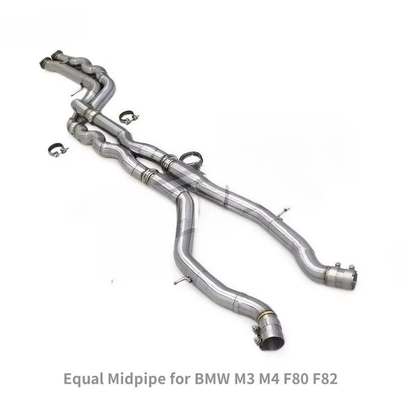 

COC Stainless Steel Stock Equal Length Mid Pipe for BMW M3 M4 F80 F82 F83 S55 3.0T 2014-2019 Racing Exhaust Pipe