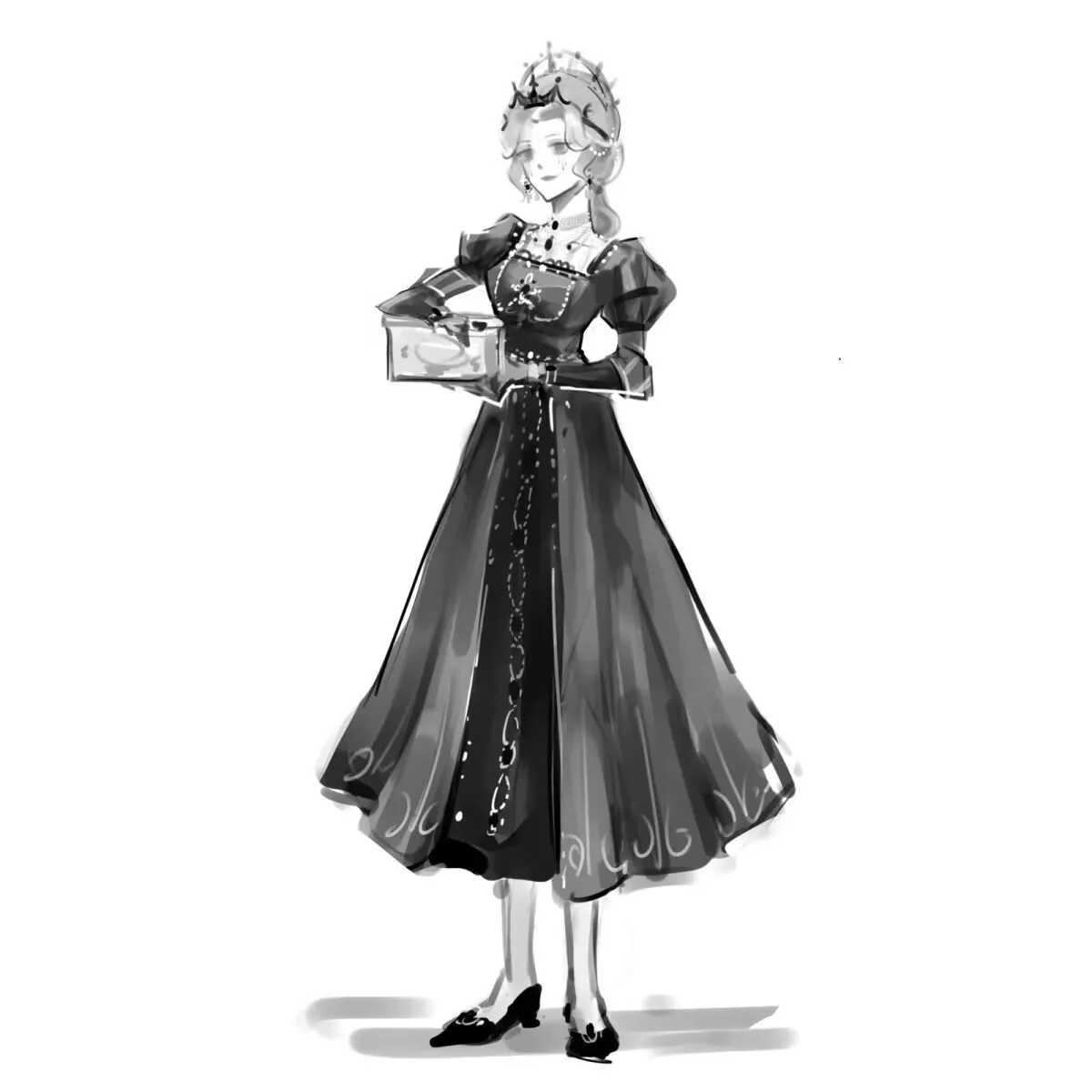 "Identity V" قطعة زخرفية بسيطة على شكل غسيل الحبر الراقية "Air Force Gardener Reporter" علامة واقفة من الأكريليك عالي الجودة #2