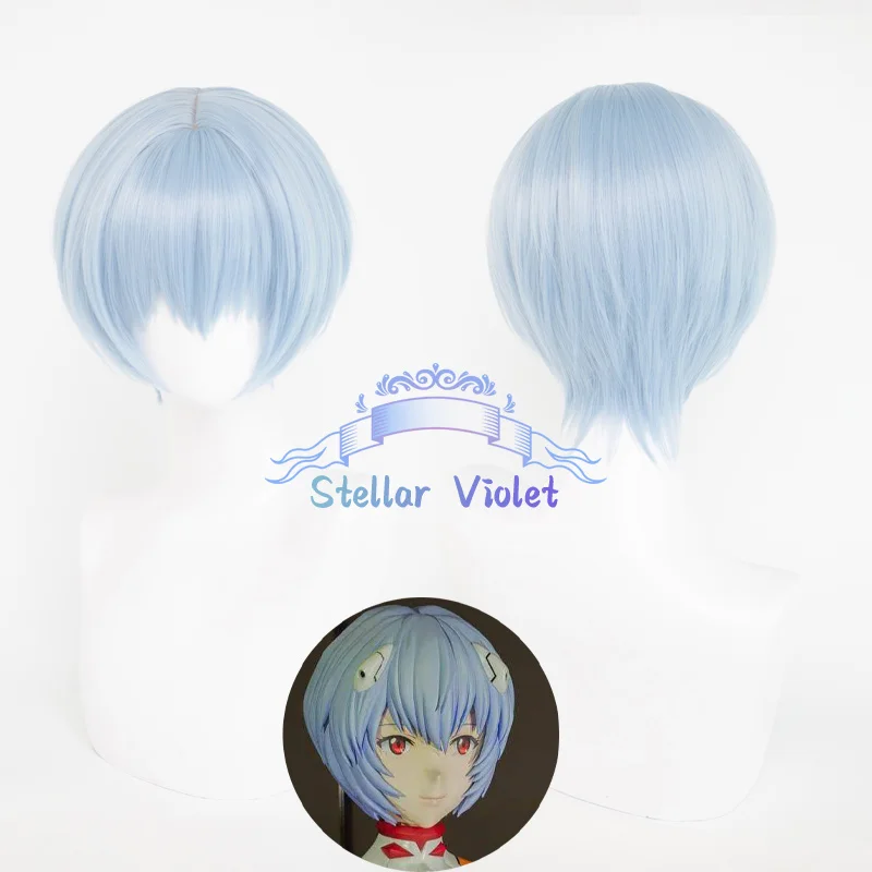 Katsuragi ميساتو شعر مستعار تأثيري مقاومة للحرارة أنيمي إيفا أيانامي ري تأثيري بيروكات صناعية Asuka Langley Soryu أنيمي شعر مستعار هالوين