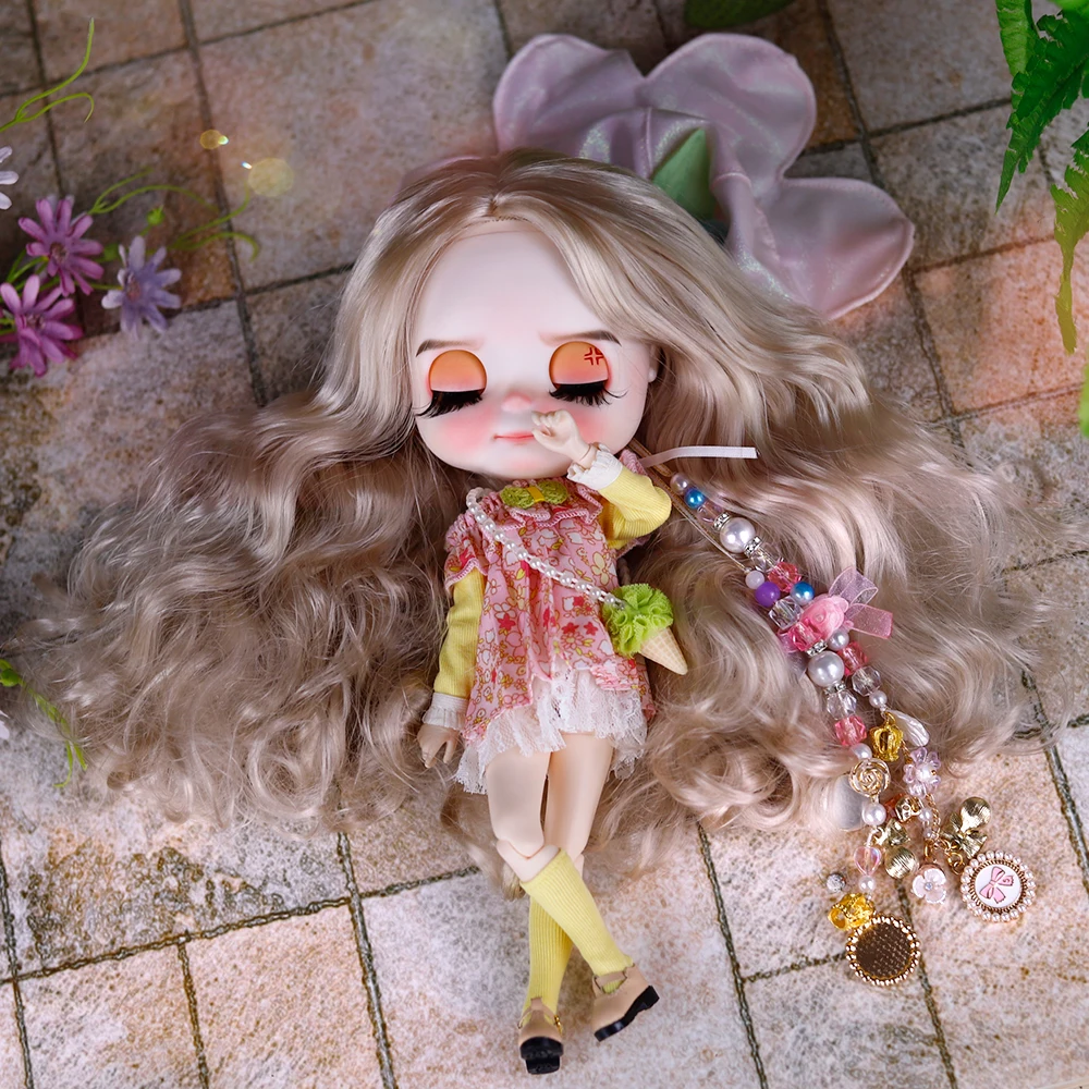 ICY DBS Blyth 1/6 دمية رسمت باليد مجموعة شقي دمية طويلة رمش نعسان العين مجموعة SD