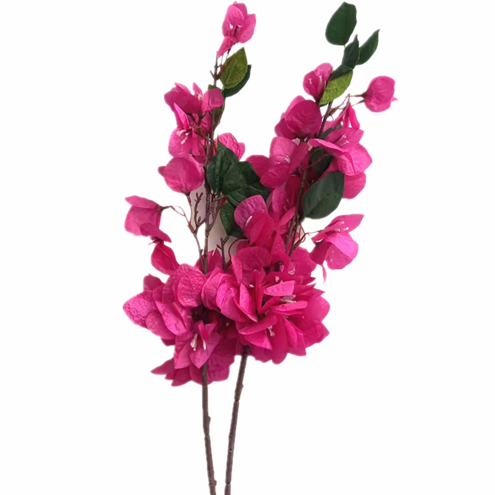 10pcs Silk Bougainvillea Glabra Artificial Rose Red bougainvillea spectabilis 35