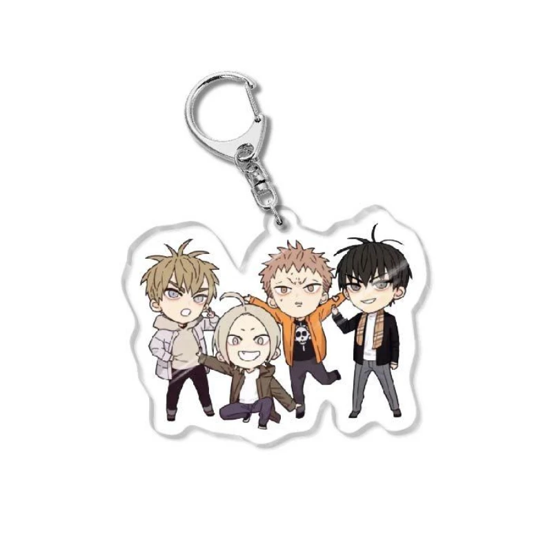 Anime Acrylic Pendant Figure Key Chain for Children, Old Xian He, Tian Jian Yi, Manga Youth, New Gifts, 19 Days