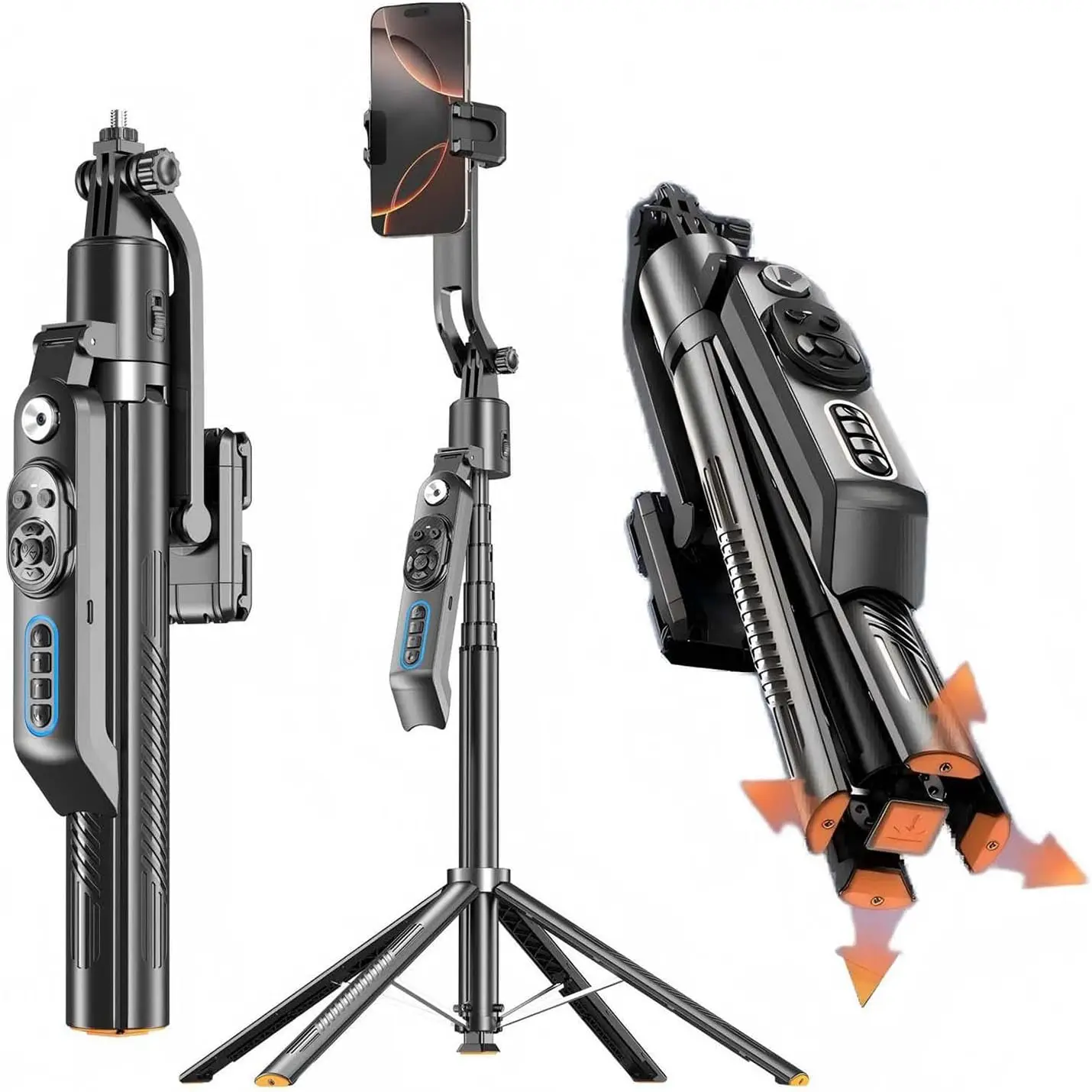 auto-tracking-selfie-stick-tripod-auto-pop-open-360°-rotation-phone-holder-with-bluetooth-remote-for-tiktok-vlog-video-shooting