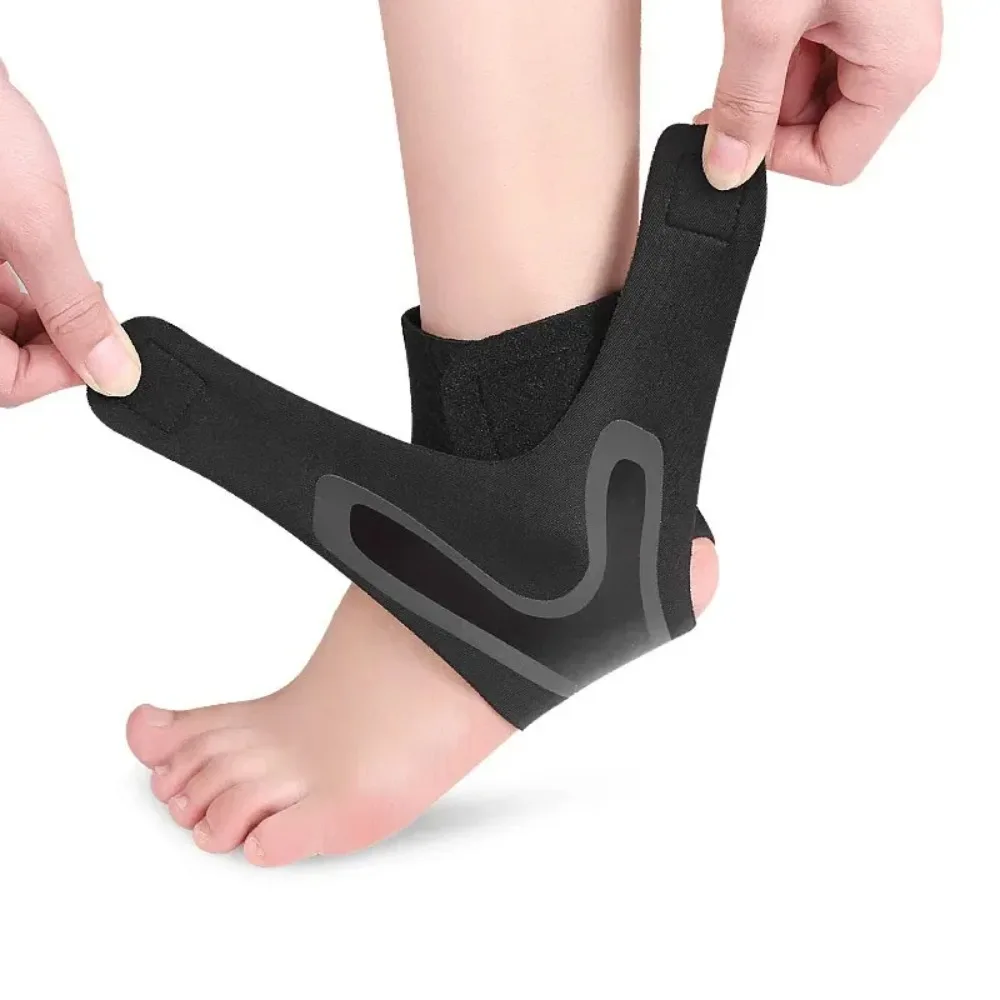 

RHBJ 1Pcs Sports Compression Ankle Support Brace Ankle for Men Women Anti-sprain Stabilizer Foot Care Tool for Running Football