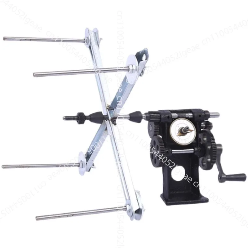 

Hand-cranked pointer type fringed coil winding machine Small coil cotton thread fringed pointer winding machine
