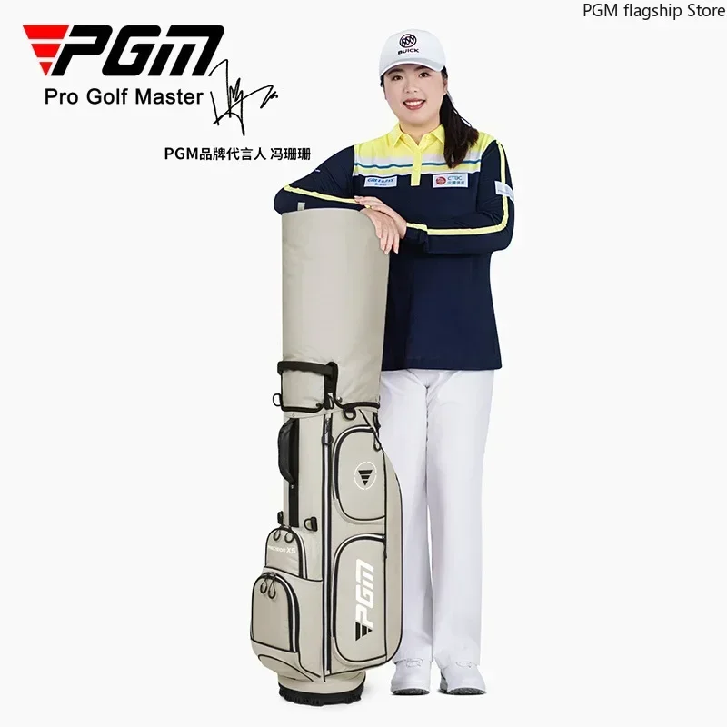 PGM-Golf Stand Bag para homens e mulheres, leve, impermeável, tecido de nylon, Golf Shoulder Club Bag, QB119