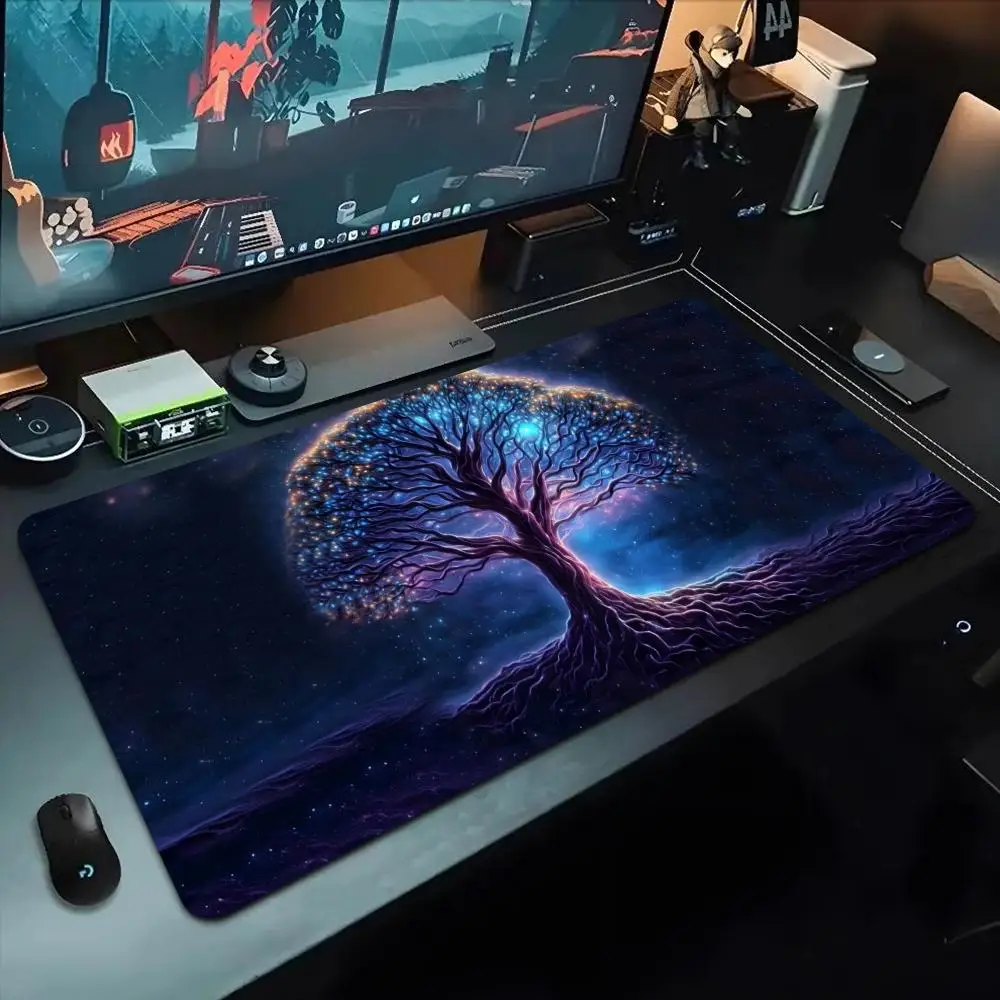 

Коврик для мыши Art Life Tree 500X1000 мм, большой игровой коврик для мыши Gamer XL, резиновый коврик для клавиатуры отаку, коврик для ноутбука, стола