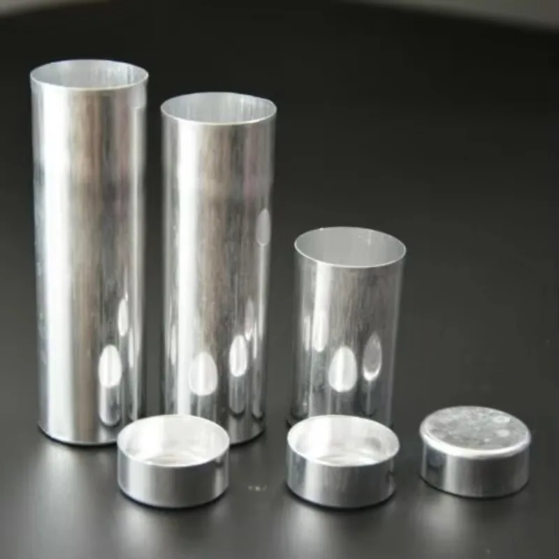 20pcs Lab Empty Aluminum Tubes Cartridges for Making Flexible Denture Diameter 25mm 45/75/85/100/110/120mm