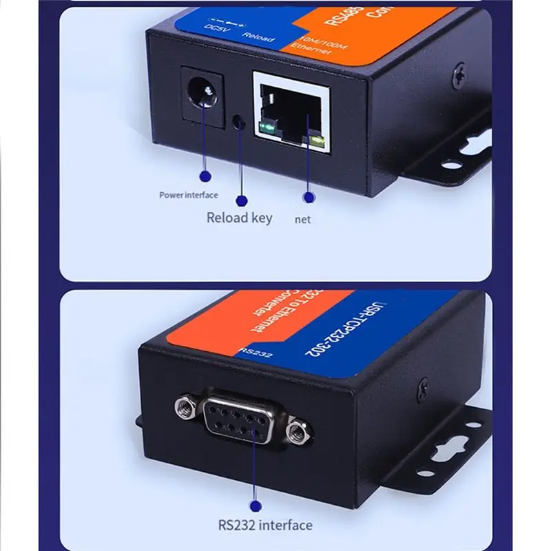 AY14 -USR Ethernet Server Module USR-TCP232-302 RS232 To Ethernet TCP IP Server Module Ethernet Converter Support DHCP/DNS