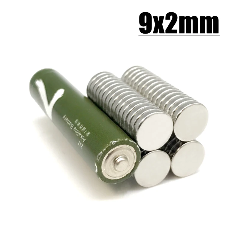 9*2mm Magnet 10-500pcs N35 NdFeB Permanent Magnetic Imanes Neodymium Magnet Fridge Magnets 9x2mm Magnet Accessory
