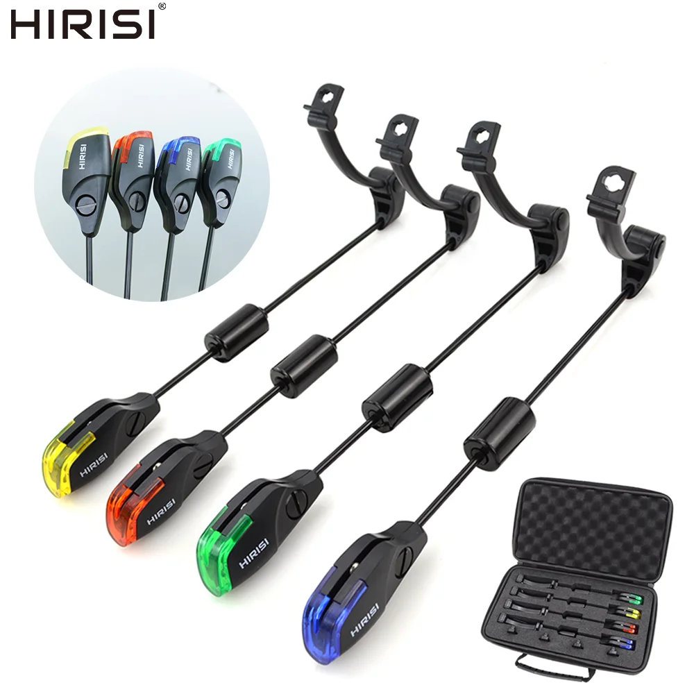 Hirisi B2013 Wireless LED Light Carp Fishing Alarm Swingers Base Seat for Fishing Alarms Bite Indicator Fishing Accessories