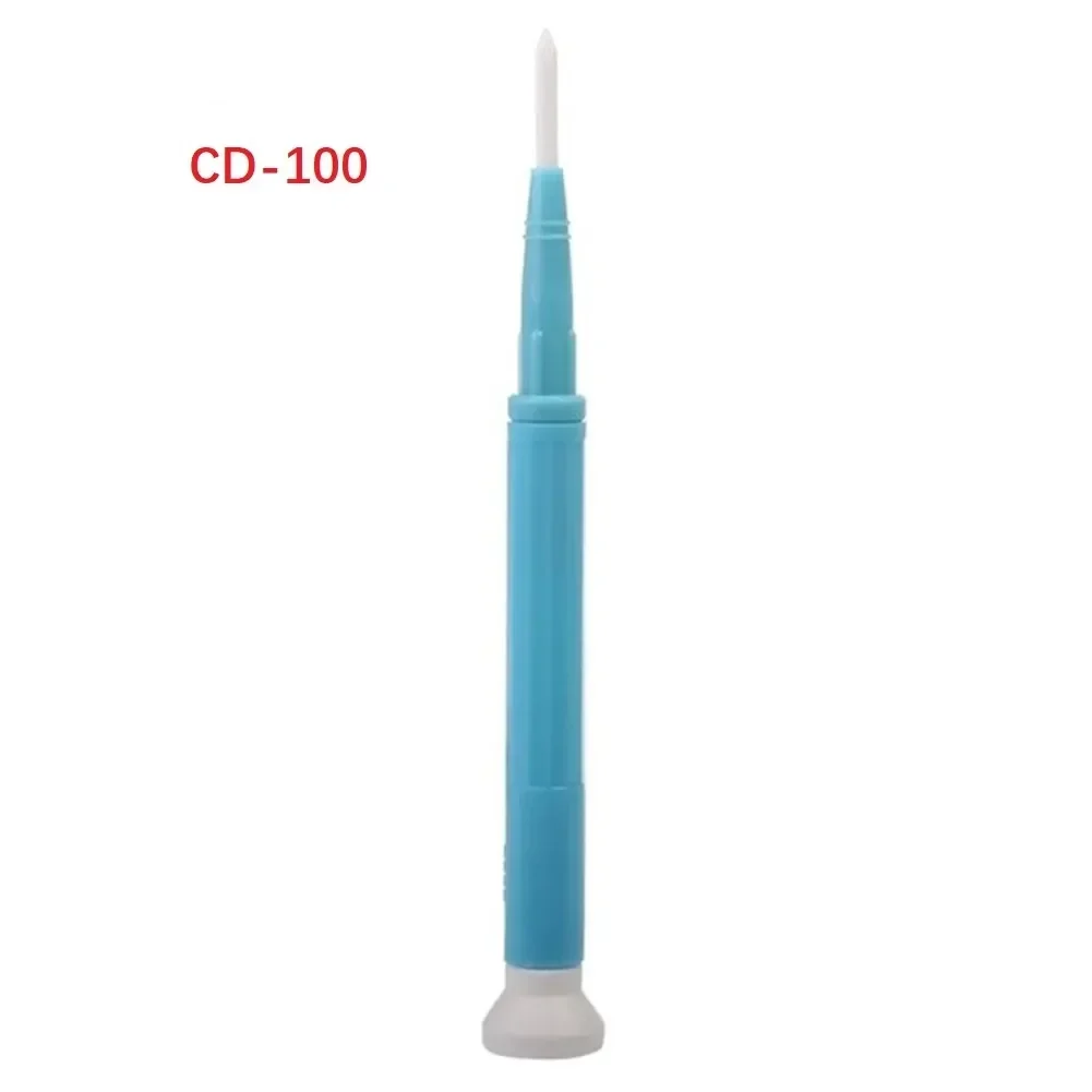 1/4pcs Screwdriver Blue + White CD-20 CD-25 Ceramic Insulated Non-magnetic Plastic Handle Replacement Spare Parts