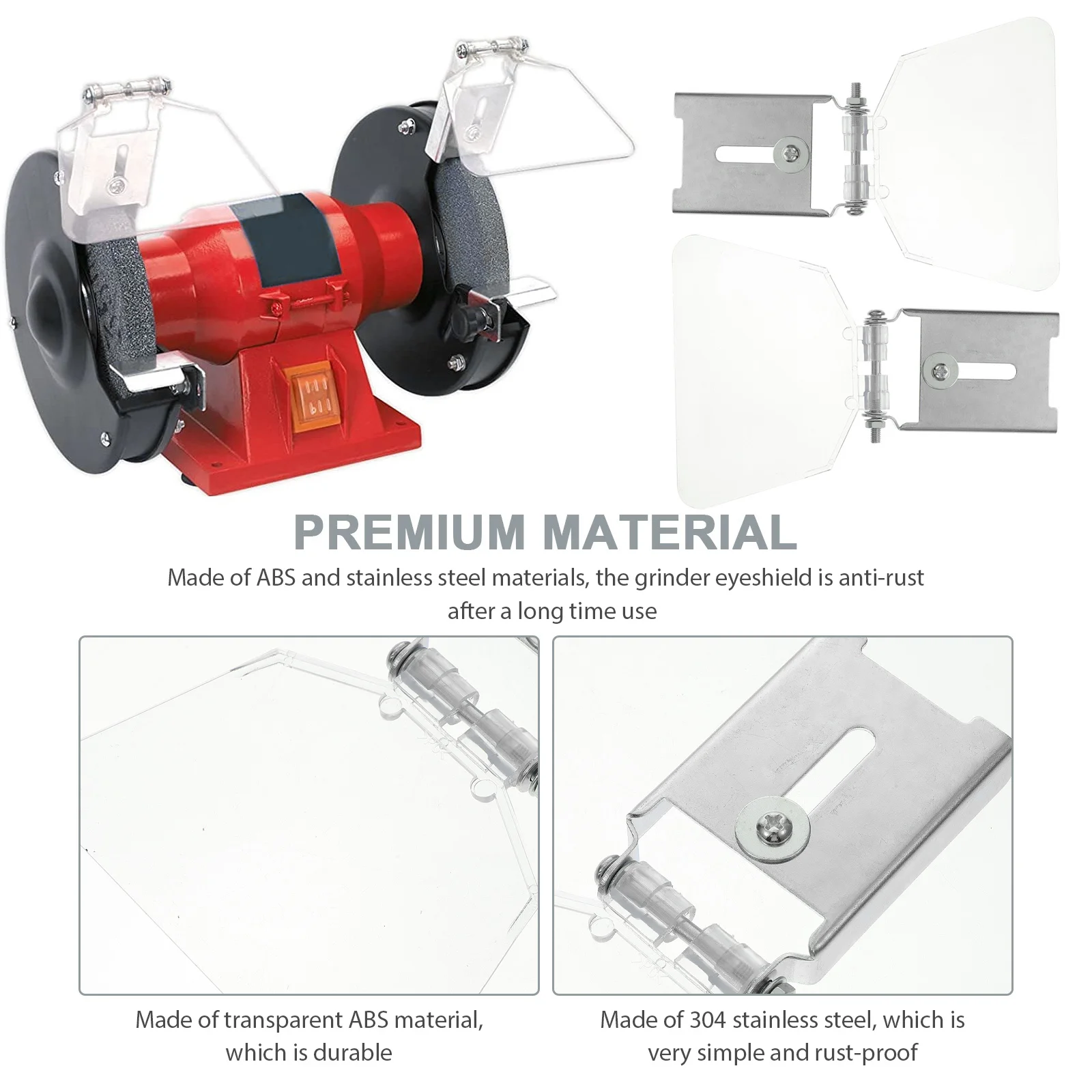 2 шт., защита для шлифовальной машины, защита для глаз, светильник, подвесной комплект, угловая защитная крышка, мини-держатель для ножей, работа