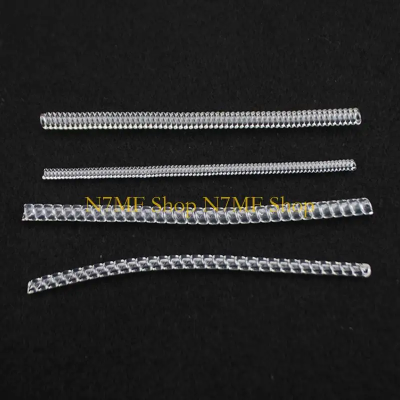 N7MF 8pcs Ring Size Adjuster Spirals Spring Plastic Guards Jewelry Resizer Invisible Loose Rings Coil Wrap for Men and Women