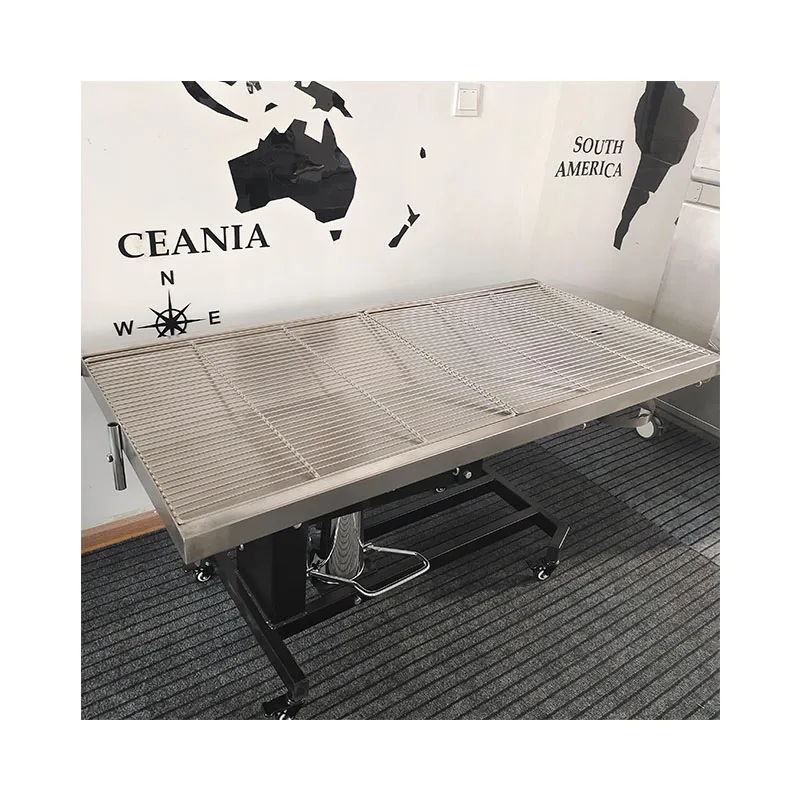Animal Veterinary Vet Surgery Electric Hydraulic Lift up and Down Operating Dissection Table  Pet Operating Table