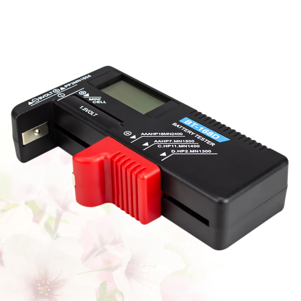

Digital Tester 1.5V 9V Aa Aaa Power Level Checker Volt Meter Compact Lightweight Push Pull Measurement No