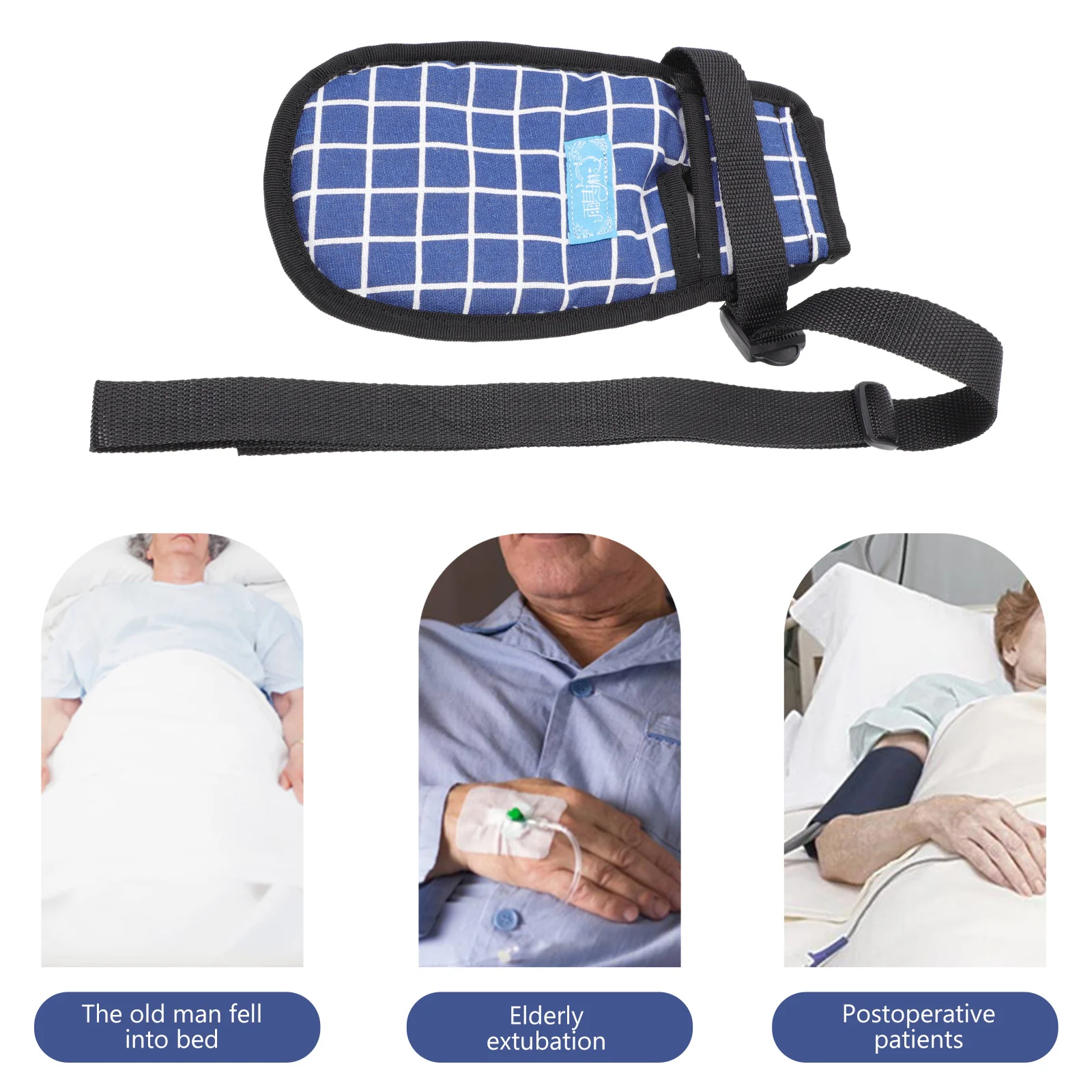 

Перчатки для рук с защитой от царапин, мягкие дышащие перчатки для защиты пальцев, удерживающие перчатки для ухода за пациентом, перчатки для контроля рук, медицинские