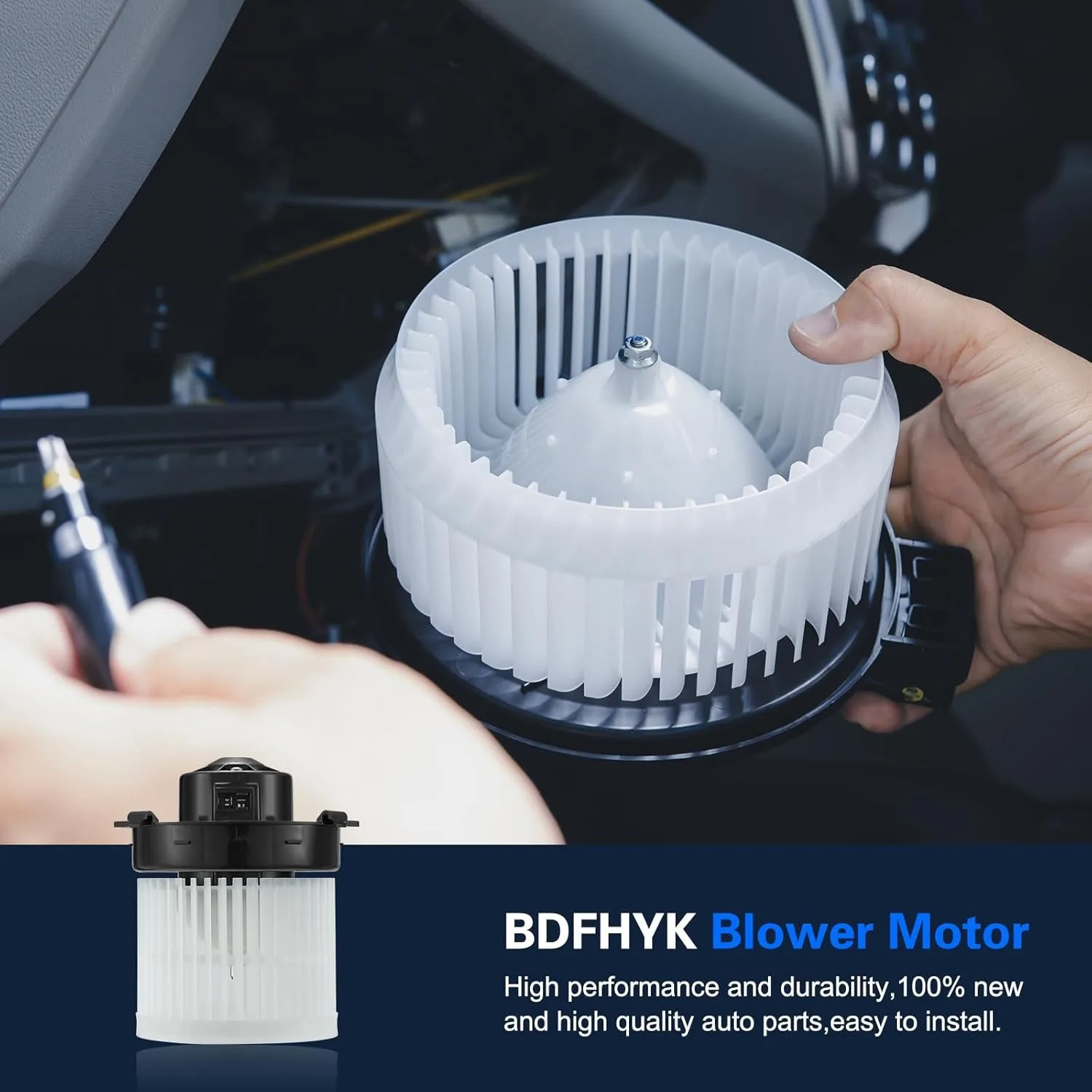 

Двигатель вентилятора отопителя переменного тока 700285 для Nissan Versa 2012-2018 и Versa Note 2014-2017 гг. (заменяет SK700285, 27226-3AN0A)