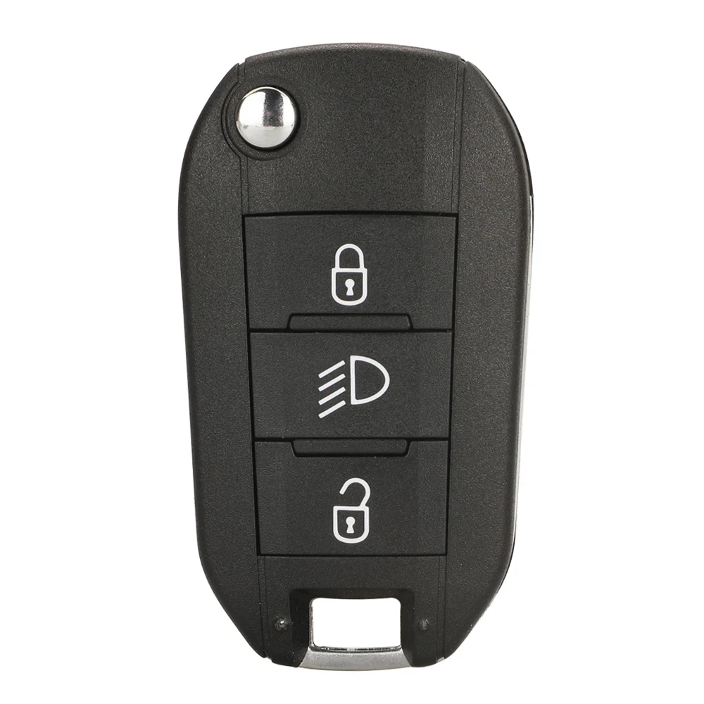 

3 Button Remote Shell Case Fob Car Key Blank For Peugeot 208 2008 301 308 508 5008 RCZ For Citroen C-Elysee C4-Cactus Headlight