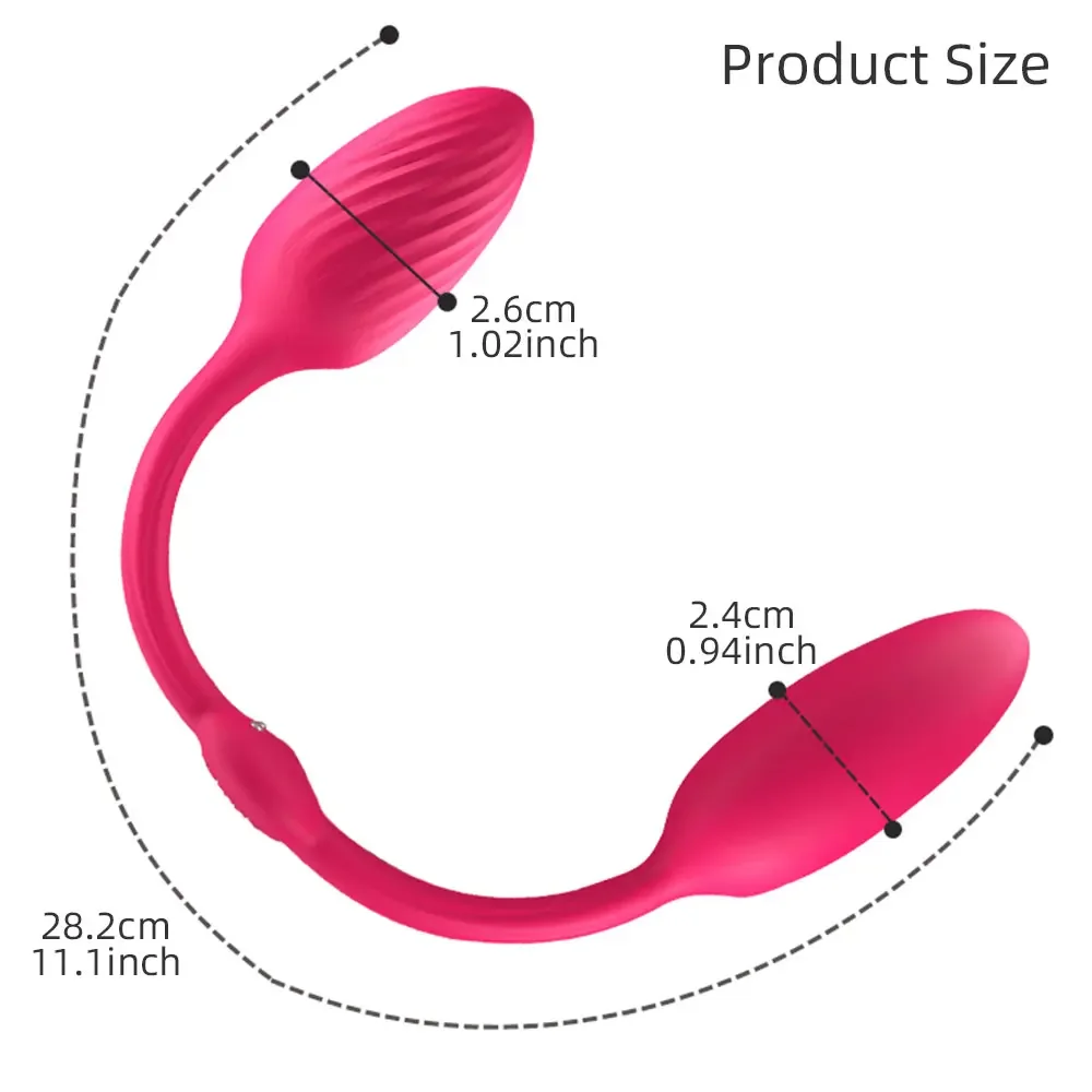 Double Dildo Anal Vibrators for Women Wearable Panties G Spot Clitoris Stimulator Butt Plug Vibrating Eggs Sex Toys for Couple