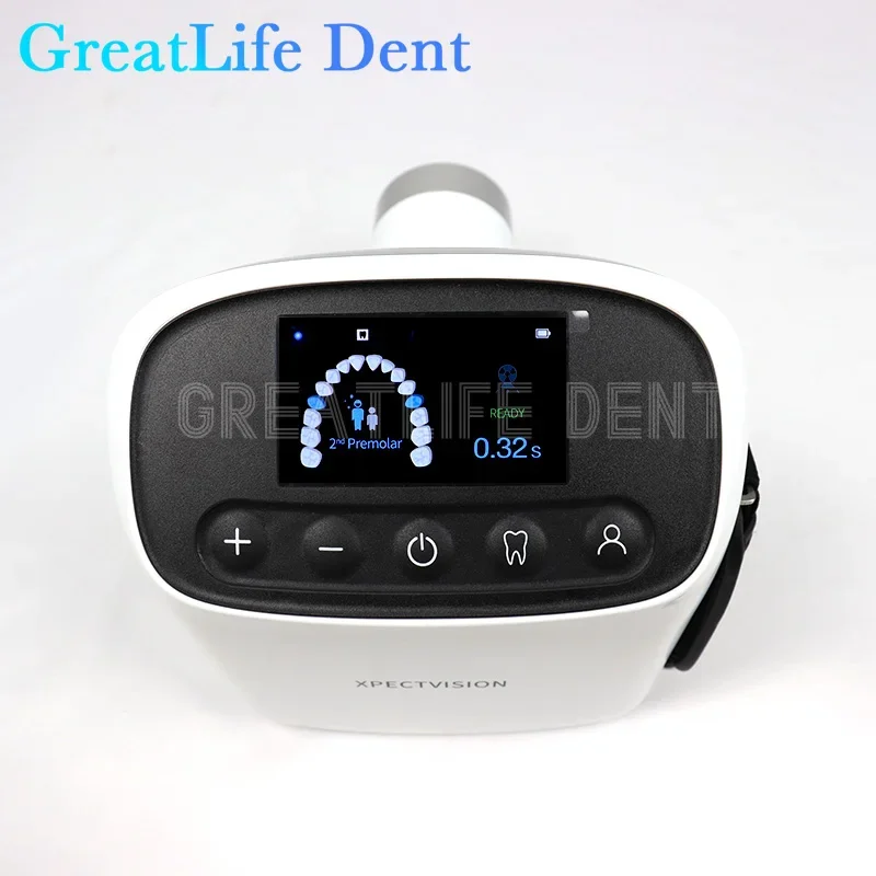 Greatlife Handheld Dental X Ray Machine High Frequency Dental X-ray Unit with Sensor Dental X-Ray Camera for Equipment Dentistry