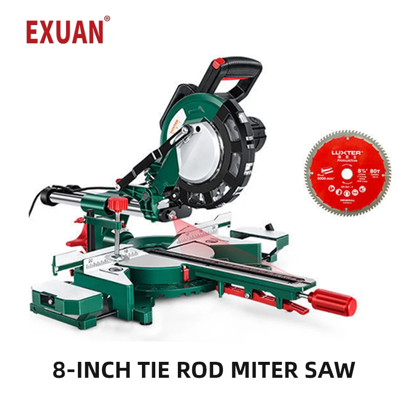 Pull rod saw aluminum machine cutting saw pull rod miter saw high precision miter saw push-pull household saw woodworking