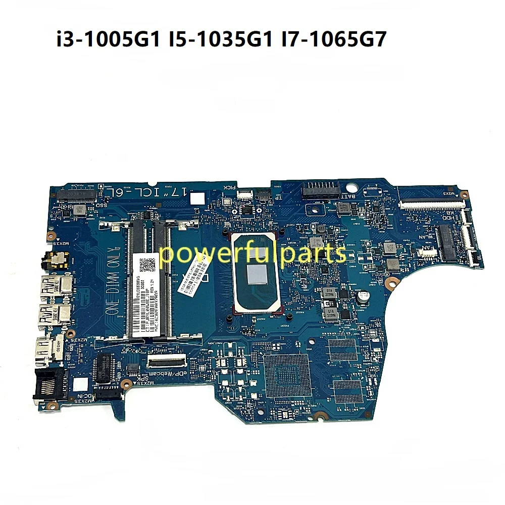 For Hp TPN-I133 17T-BY 17-BY Laptop Motherboard 6050A3168901 L87450-601 L87451-601 L87452-601 I3 I5 I7 CPU On-Board Working OK