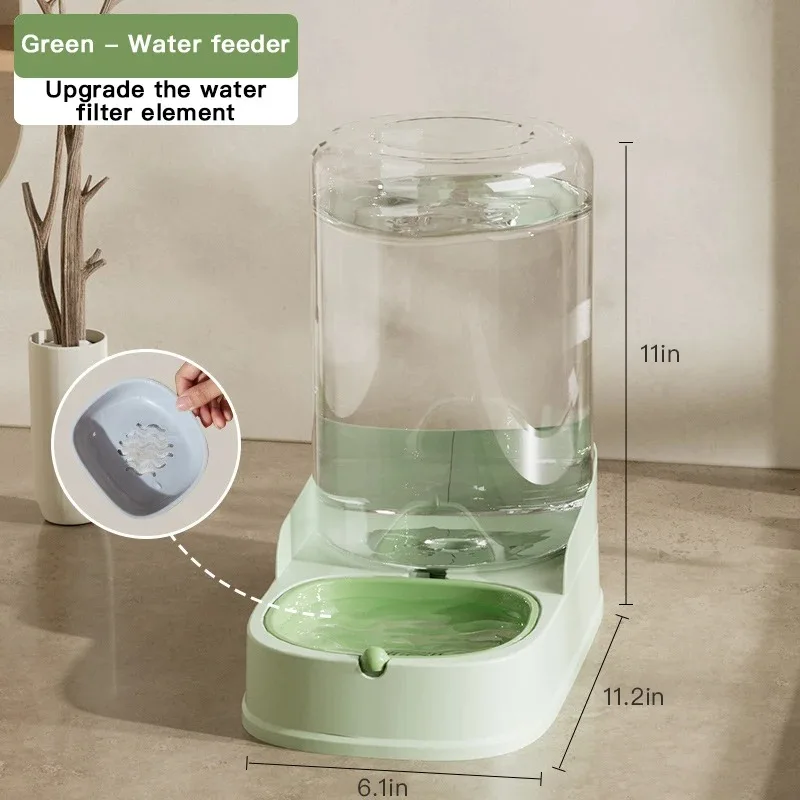 Automatic Pet Feeding Water Dispenser Cat Water Dispenser Large Capacity For Dog Bowl Cat Bowl Pet Feeding Basin