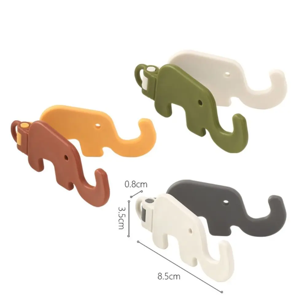 Elephant Mini Elephant Mobile Phone Stand Foldable Storage Elephant Phone Holder Key Chain Mini Cartoon Animal