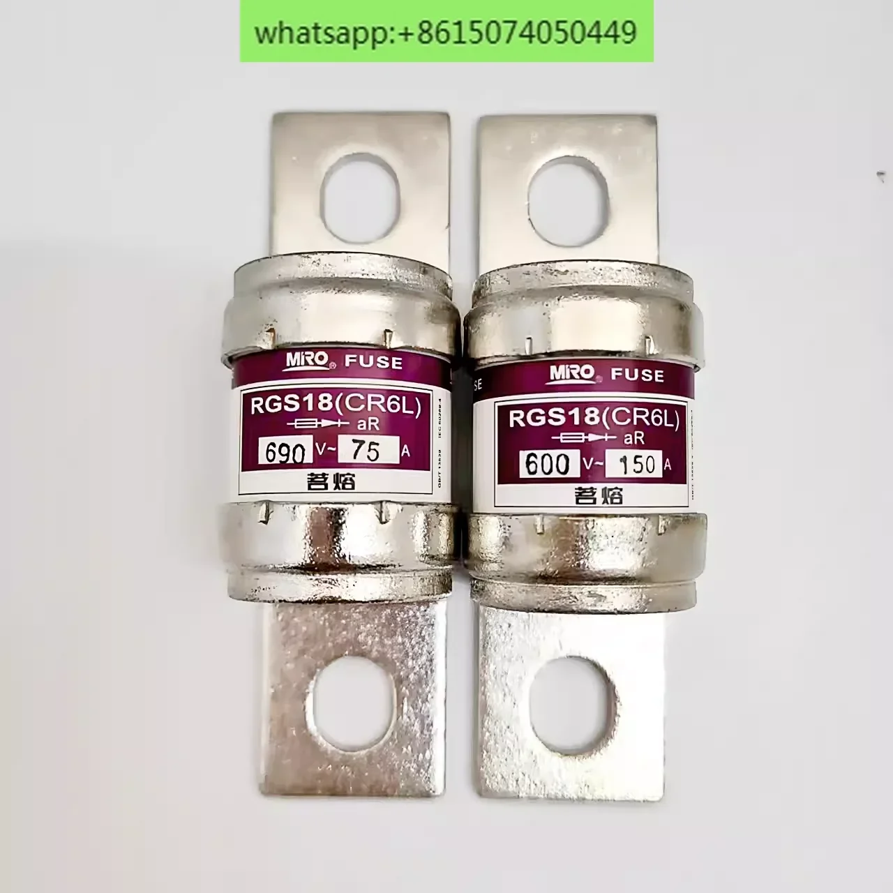 

Ming melt fast fuse, fuse RGS18 CR6L 600V 75A~ 200A fast melt