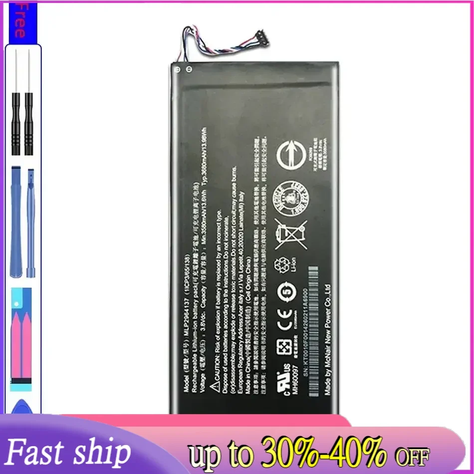 

For Acer Iconia One 7 Tablet Battery 3580mAh Compact and Efficient