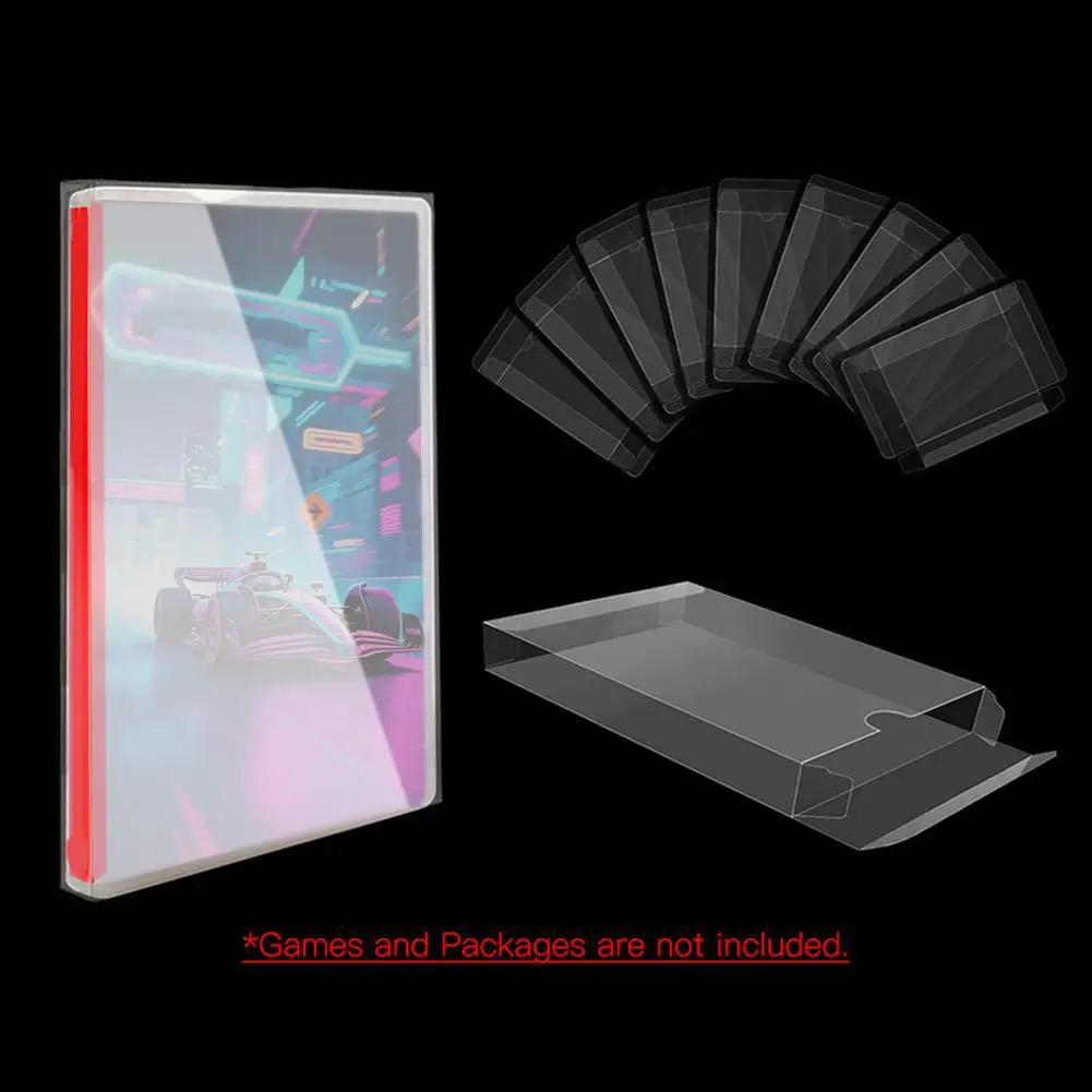 

Transparent Display Storage Box for nintendo Switch2 , Colorful Protective Case, Game Card Organizer for nintendo D7M7