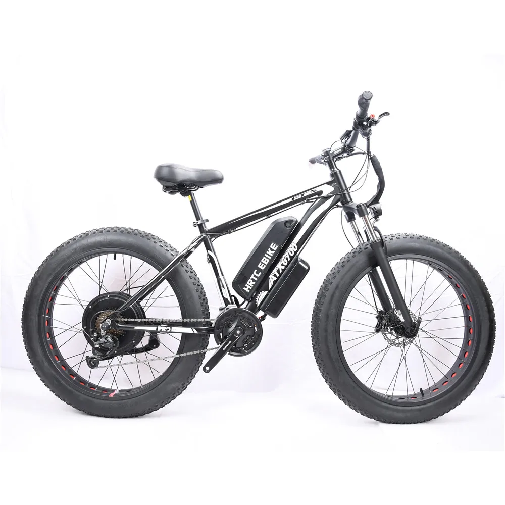 26inch Electric Assisted Snow Bike 4.0 Fat Tire All Terrain Electric Bike 27speed mobility trail 48v1500w mountain e-bike