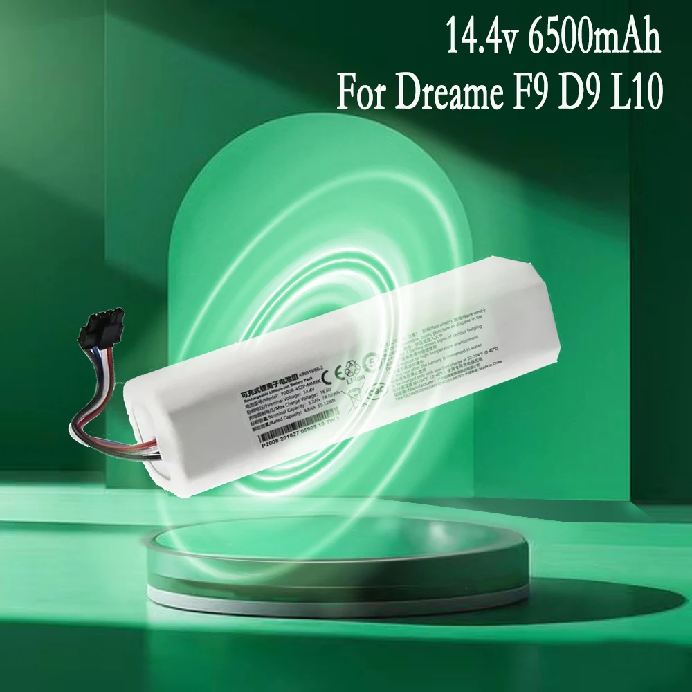 

Genuine For Dreame Robot Vacuum Mop Cleaner Dreame F9 D9 L10 Pro Plus RLS3 RLS5 RLS5L RLS5D Lithium-ion Battery Pack 4INR19/66-2