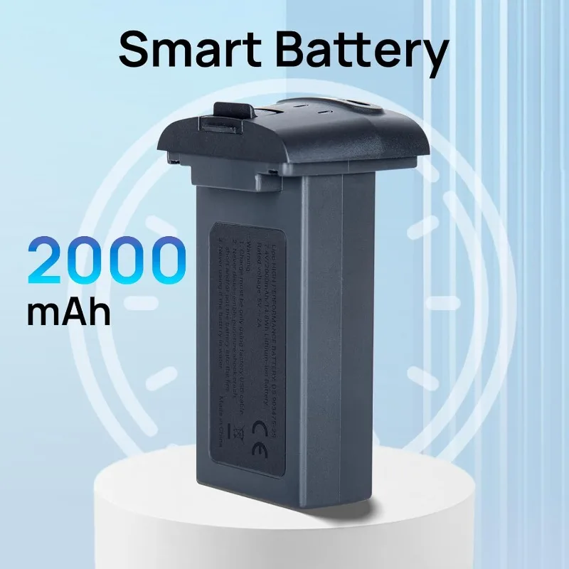 Upgraded 7.4V 2000mAh Drone Intelligent Battery with USB Charging Cable for SJRC F5 F5S PRO for HollyStone HS360S RC Quadcopter