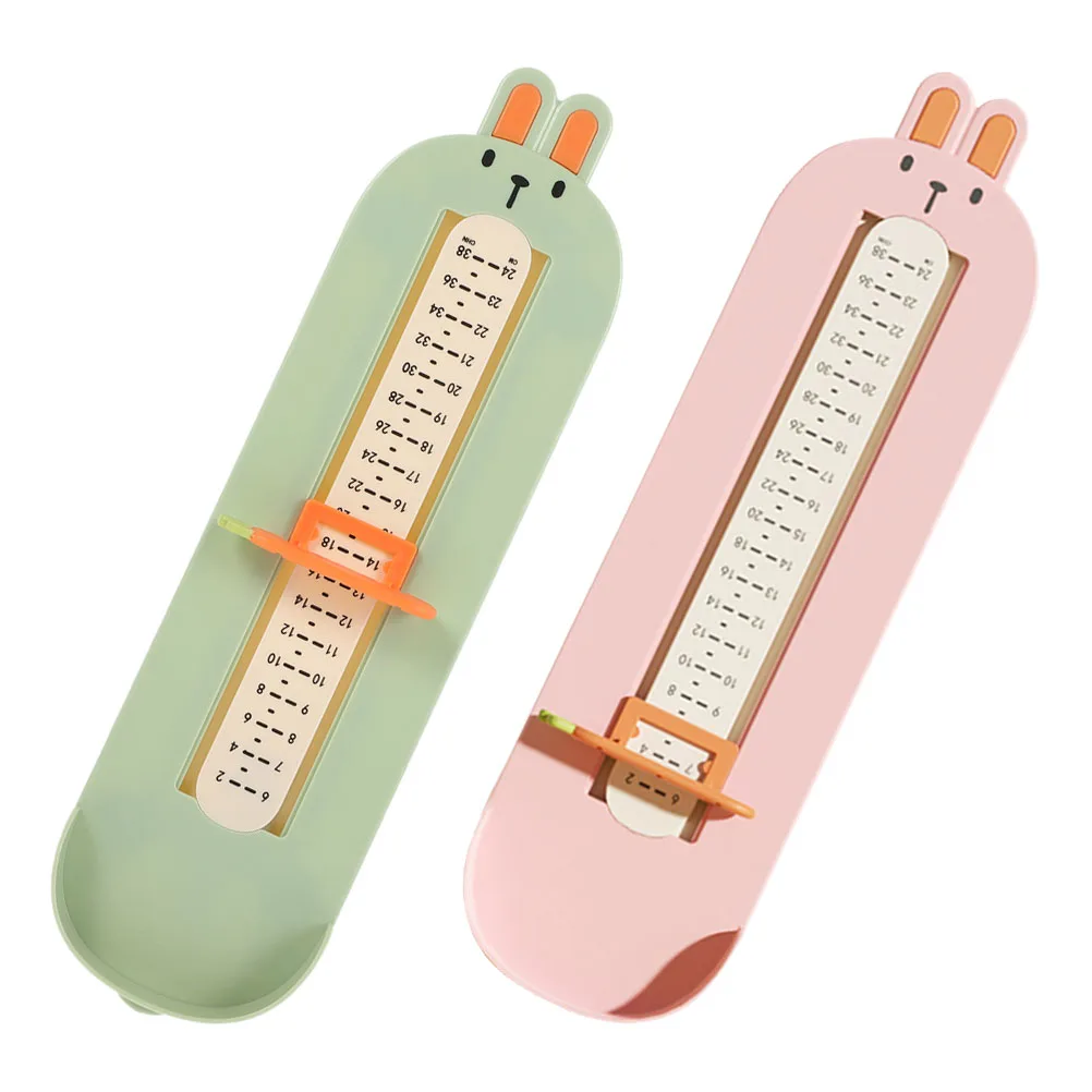 2 قطعة جهاز قياس القدم دقيق حجم الحذاء قياس قدم حاكم أداة دقة الاستخدام المنزلي #4