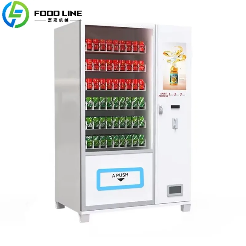 

Автоматический торговый автомат для пищевых напитков, комбинированный блок для закусок и напитков с безопасной платежной системой и легким доступом в отдачи