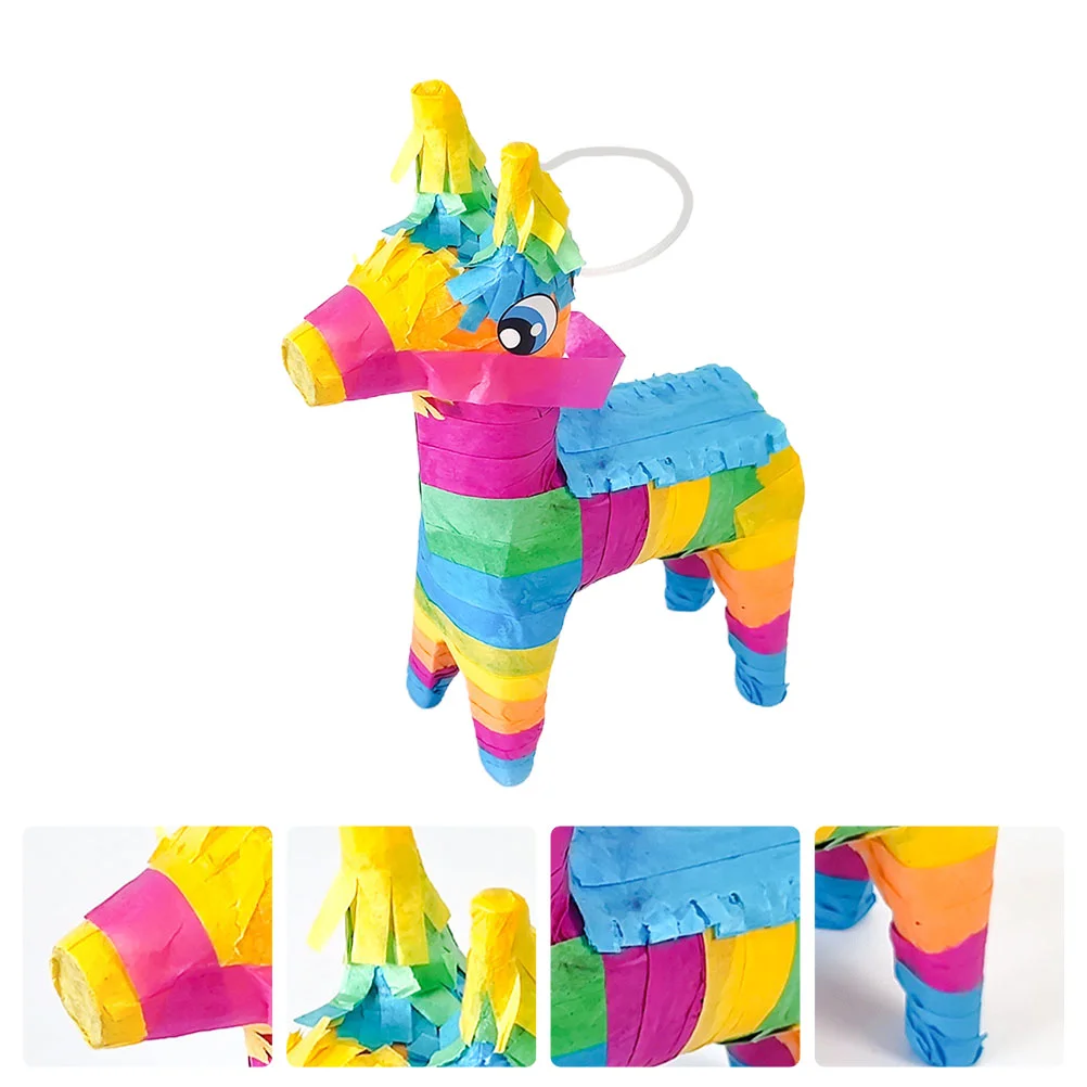 Colorful Colorful Pinata Toy Pinata Toy Paper Party Supplies Birthday Celebration Favors Kids Game Props Festive Party