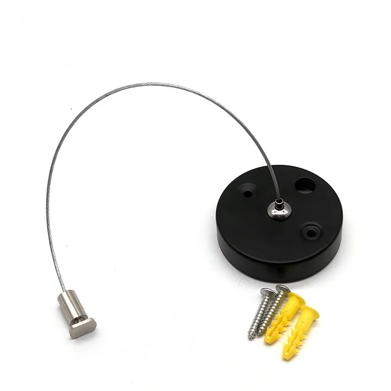 

Light Fixture Hanging Cord Flat Panel Light Office Light Ceiling Panel Light Surface Mounted Aluminum Profile Steel Wire Rope