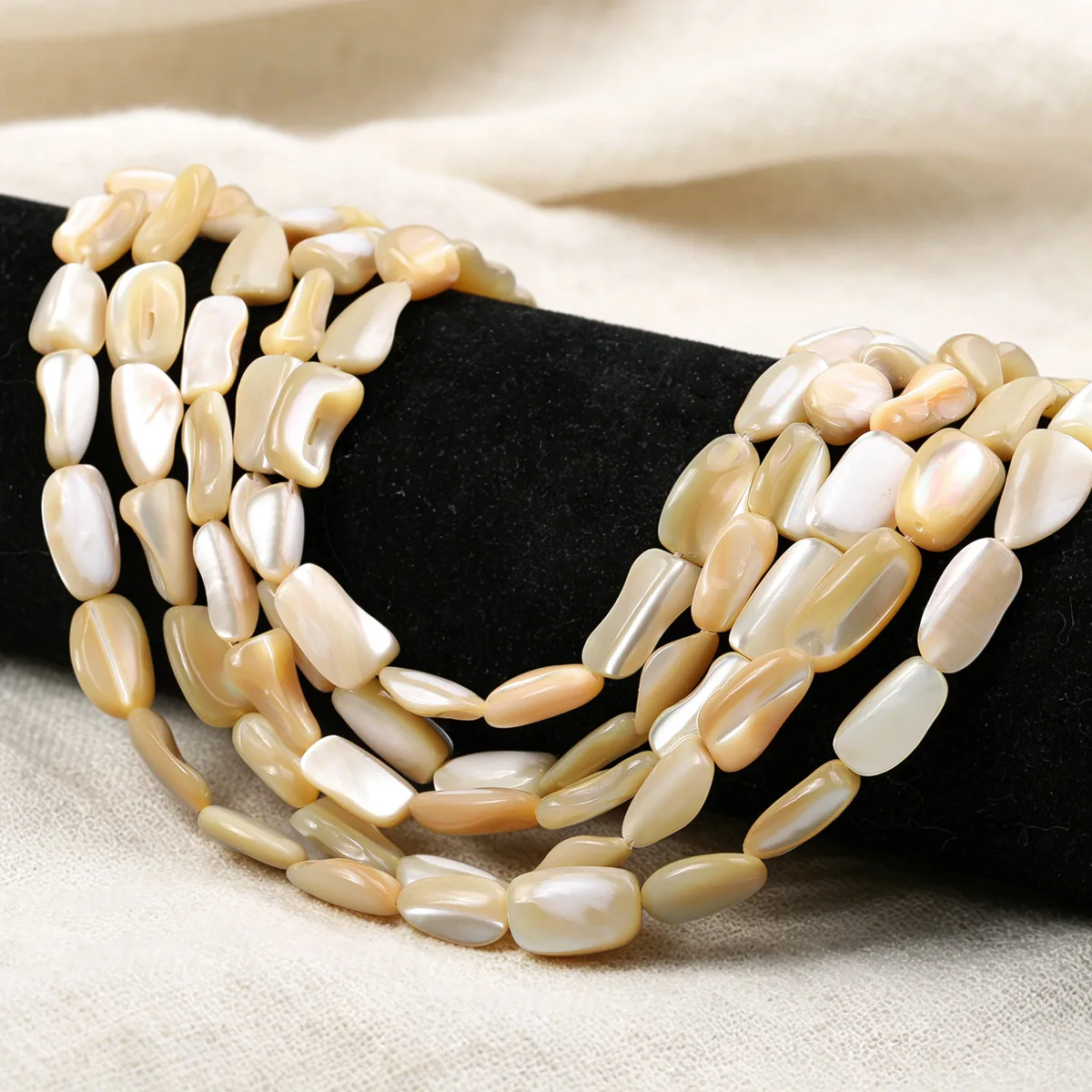 Conchas naturales de forma libre de 8x15mm, 13 piezas, para hacer accesorios de joyería DIY como pulseras, collares y llaveros.