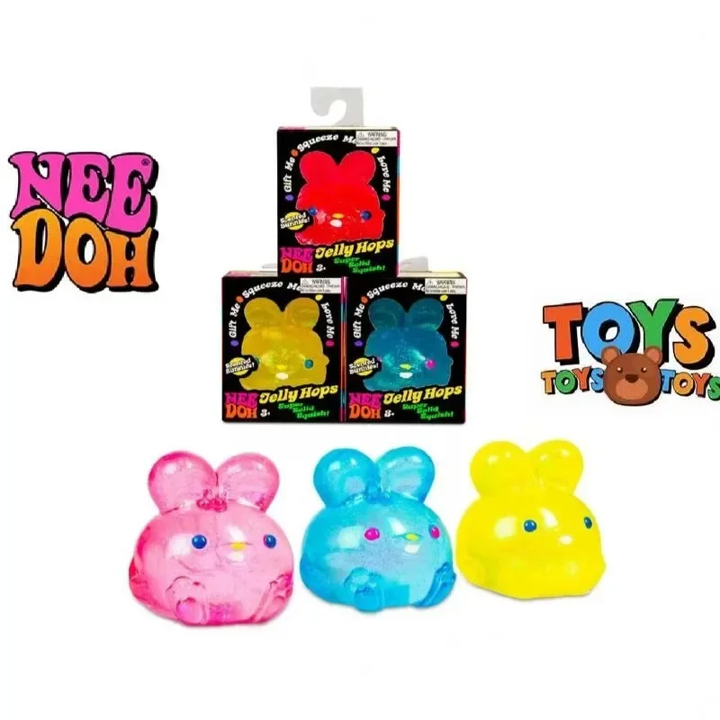 Cute Rabbit Shape Slow Rising Squishy Toy, Soft Stress Relief Fidget Toy for Kids Adults