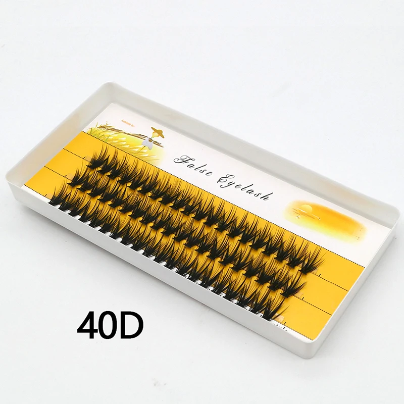 20D/30D/40D 60 Bundles Mink Eyelashes Extension Natural 3D Russian Volume Fake Lashes Individual Cluster Makeup Tools Cilia