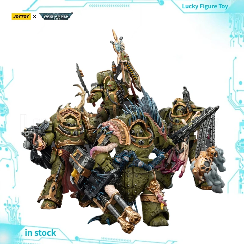 

【В наличии】JOYTOY 1/18 Фигурка Warhammer 40K Death Guard Blightlord Terminator 1 2 3 Икона чумного морского значка Модель игрушки