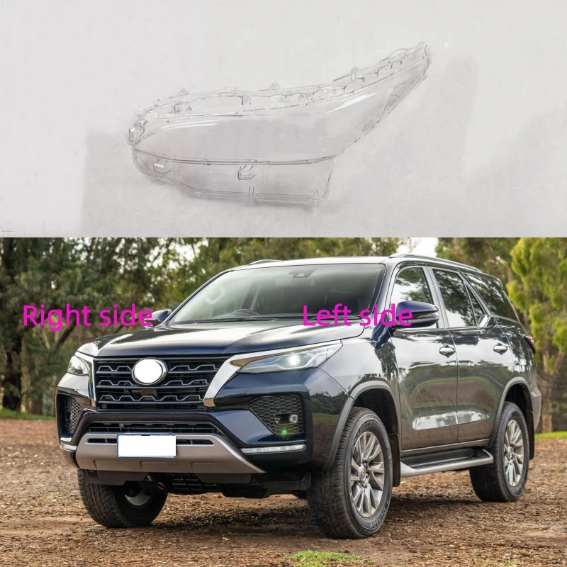 For Toyota Fortuner 2021 2022 2023 Car Headlight Shell Headlamp Lens Cover Replace Lamp Shade Headlamp Glass