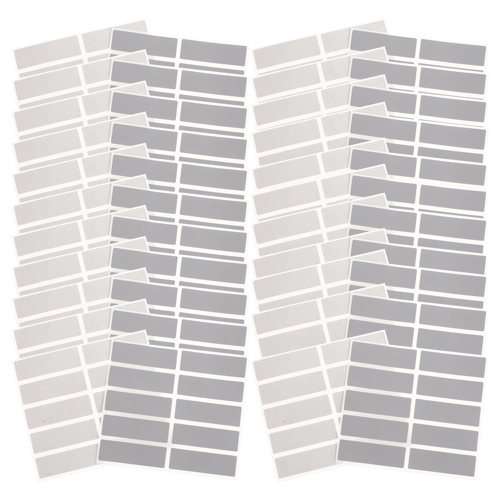 

50 Sheets Scratch Stickers Coating Membrane Game Props Birthday Party Drawing Toys Scratch Off Stickers